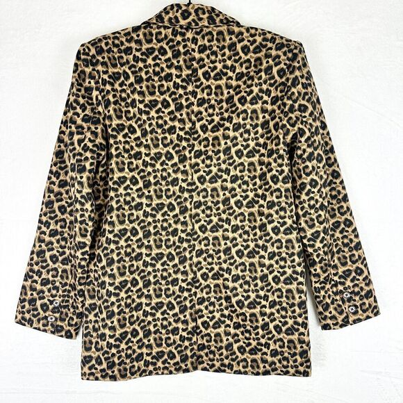 Endless Rose Leopard Cheetah Print Two Button Blazer Size Small NWOT - Picture 2 of 7